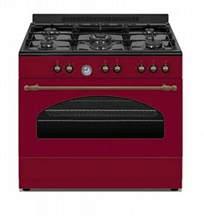 תנור משולב כיריים Lacasa LC9060RRW בורדו כפרי תנור משולב כיריים Lacasa LC9060RRW בורדו כפרי
